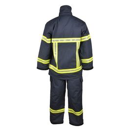 耐久の防火効力のあるスーツ、暗い色の炎の抵抗力がある絶縁されたつなぎ服