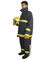 さまざまなサイズの黒の消防士のスーツの濃紺色Nomex IIIAは層になります
