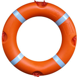 高密度ライフセーバーのボート リング、オレンジ/赤い色のプールのブイ